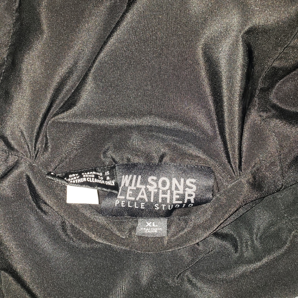 Wilson leather reversible coat
